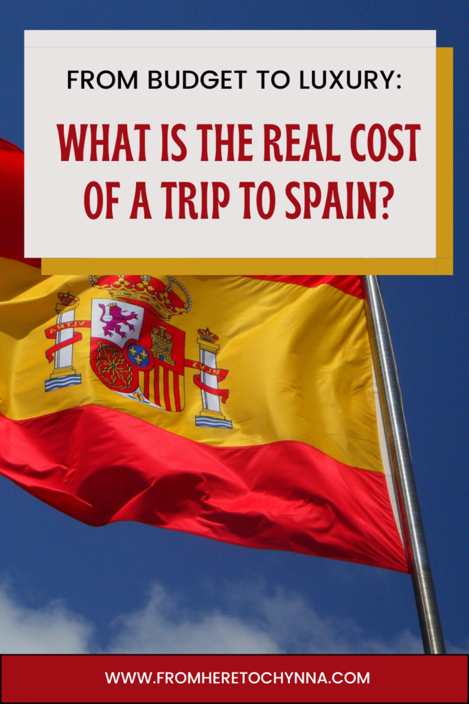 cost of a trip to spain